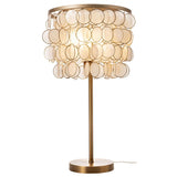 Desk lamp Home ESPRIT Beige Golden 50 W 220 V-3