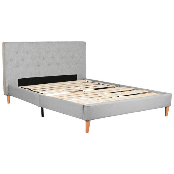 Bed Home ESPRIT Light grey 170 X 219 X 104 CM-0