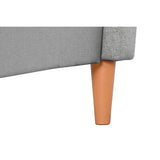 Bed Home ESPRIT Light grey 170 X 219 X 104 CM-4