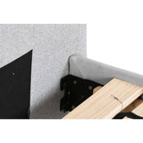 Bed Home ESPRIT Light grey 170 X 219 X 104 CM-2