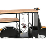 Bottle rack Home ESPRIT Black Golden 134 X 36 X 92 CM-3