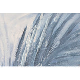 Canvas Home ESPRIT Blue White Palms Tropical 82,5 x 3,5 x 122,5 cm (2 Units)-2