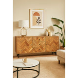 Sideboard Home ESPRIT Metal Acacia 170 x 40 x 80 cm-1