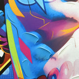 Painting Home ESPRIT Blue Green Modern 83 x 3 x 83 cm (2 Units)-3