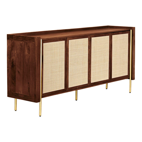 Sideboard Home ESPRIT Fibre Mango wood 180 x 40 x 80 cm-0