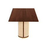 Dining Table Home ESPRIT Fibre Mango wood 200 x 100 x 76 cm-9