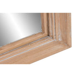 Wall mirror Home ESPRIT Natural Window Stripped 68 x 4 x 128 cm-2