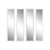 Free standing mirror Home ESPRIT White Brown Beige Grey Crystal polystyrene 35,5 x 40 x 156 cm (4 Units)-1