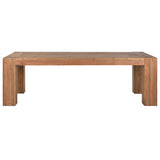 Dining Table Home ESPRIT Natural Pinewood Recycled Wood 240 X 110 X 78 CM-1