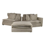 Sofa module Home ESPRIT Green Sand 120 X 120 X 95 CM-2