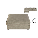 Sofa module Home ESPRIT Green Sand 110 X 110 X 48 CM-1