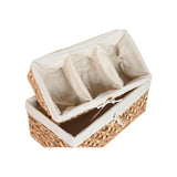 Decorative box Home ESPRIT Natural Water hyacinth Tropical-3