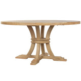 Dining Table Home ESPRIT Natural Wood 150 x 150 x 76 cm-8