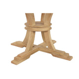 Dining Table Home ESPRIT Natural Wood 150 x 150 x 76 cm-6