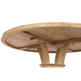 Dining Table Home ESPRIT Natural Wood 150 x 150 x 76 cm-3