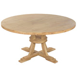 Dining Table Home ESPRIT Natural Wood 150 x 150 x 76 cm-2