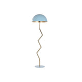 Floor Lamp Home ESPRIT Blue Golden 220 V 45 x 45 x 153 cm-0