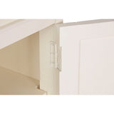 Display Stand Home ESPRIT Cream Dark brown Mango wood MDF Wood 150 X 45 X 190 CM-14