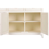 Display Stand Home ESPRIT Cream Dark brown Mango wood MDF Wood 150 X 45 X 190 CM-7