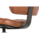 Stool Home ESPRIT Leather Iron-2