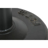 Stool Home ESPRIT Brown Black Leather Iron-1