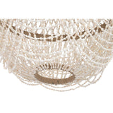 Ceiling Light Home ESPRIT White Natural Shells 50 W 50 x 50 x 130 cm-3
