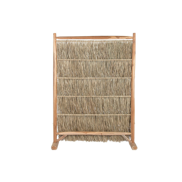 Folding screen Home ESPRIT Natural Teak Fibre 130 X 30 X 180 CM-0