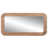 Wall mirror Home ESPRIT Natural Modern 200 X 7 X 100 CM-0