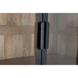 Display Stand Home ESPRIT Metal Mango wood 100 X 42 X 195 CM-3