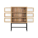 Display Stand Home ESPRIT Metal Mango wood 80 X 30 X 120 CM-7