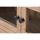 Display Stand Home ESPRIT Metal Mango wood 80 X 30 X 120 CM-3