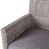 Garden chair Patsy Grey Wood Rattan 58 x 63 x 86 cm-4