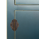 Cupboard ORIENTE Blue Iron DMF 55 x 33 x 185 cm-1