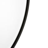 Wall mirror Black Aluminium Crystal 100 x 4 x 100 cm-1