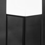 Floor Lamp Block White Grey Polyethylene Steel 38 x 38 x 155 cm-1