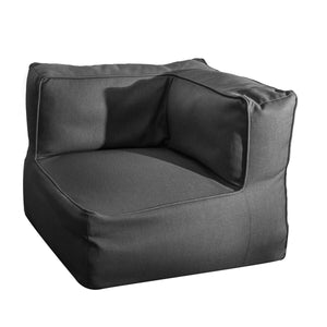 Garden sofa Gissele Graphite Nylon 80 x 80 x 64 cm-0