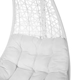 Hanging garden armchair Dido White Rattan 82 x 84 x 132 cm-3