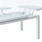 Dining Table Agnes 120 x 60 x 48,5 cm Aluminium-3