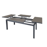 Dining Table Agnes 120 x 60 x 48,5 cm Aluminium-2