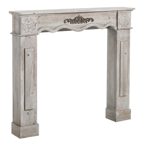 Fireplace Fir wood MDF Wood 116 x 20 x 102 cm-0