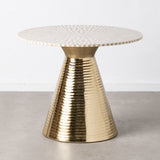 Side table White Golden 91,4 x 91,4 x 74 cm-7