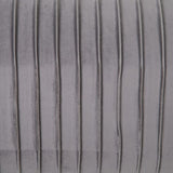 Bench 129 x 45,5 x 48 cm Synthetic Fabric Grey Metal-3