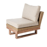 Garden sofa Patsy Modular Wood Rattan 66 x 89 x 64,5 cm-0