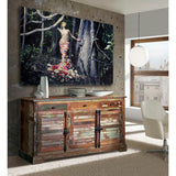 Sideboard Alexandra House Living Multicolour Recycled Wood 150 x 90 x 45 cm-1