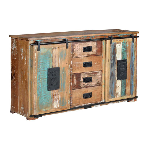 Sideboard Alexandra House Living Multicolour Recycled Wood 150 x 81 x 38 cm-0