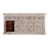 Sideboard Alexandra House Living Natural Mango wood 190 x 92 x 40 cm-5