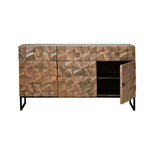 Sideboard Alexandra House Living Dark brown Bronze Mango wood 142 x 80 x 42 cm-5