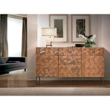 Sideboard Alexandra House Living Dark brown Bronze Mango wood 142 x 80 x 42 cm-1