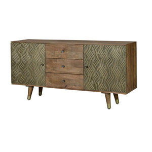 Sideboard Alexandra House Living Brown Bronze Mango wood 160 x 78 x 40 cm-0