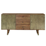 Sideboard Alexandra House Living Brown Bronze Mango wood 160 x 78 x 40 cm-6